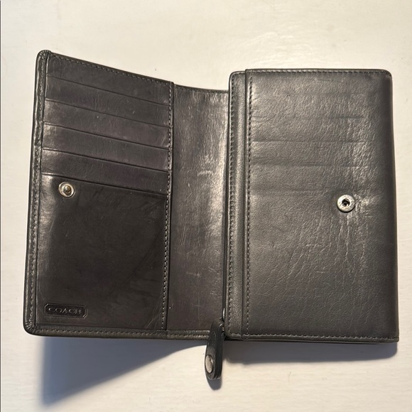 Coach Black Leather Wallet - Picture 3 of 4